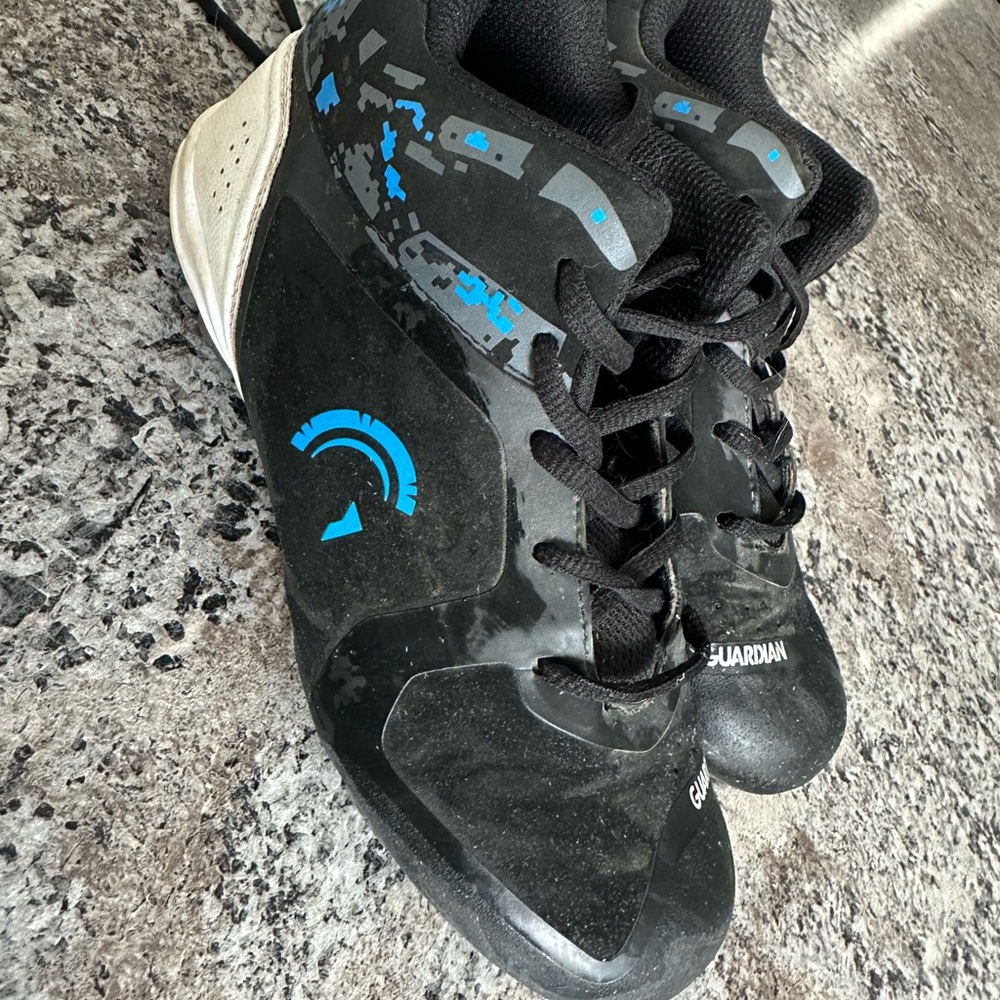 Kids Black and Blue Sneakers